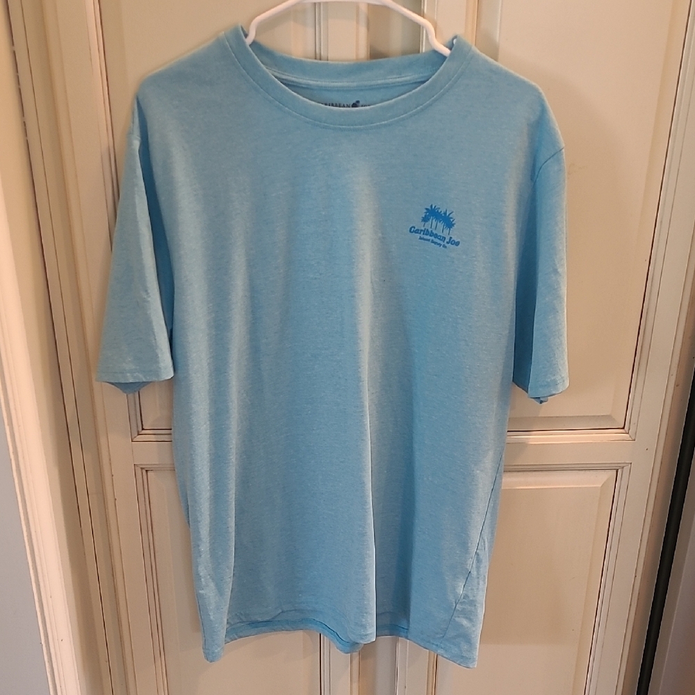 Caribbean Joe Light Blue Graphic T-Shirt